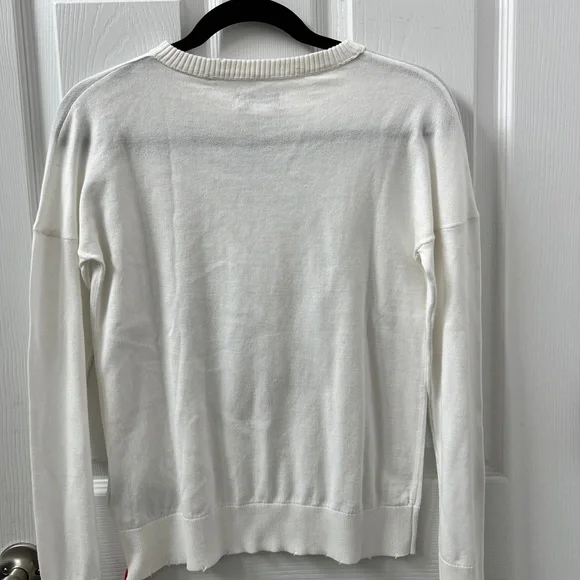 Nwt! ZADIG & VOLTAIRE GABY SKULL LONG SLEEVE TOP - Picture 6 of 6
